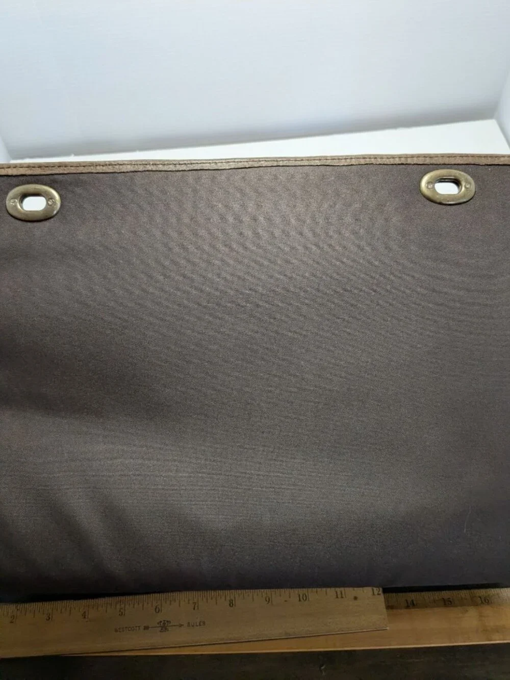 Wilsons Leather Brown Leather Briefcase Messenger Bag Top Handle Shoulder Strap